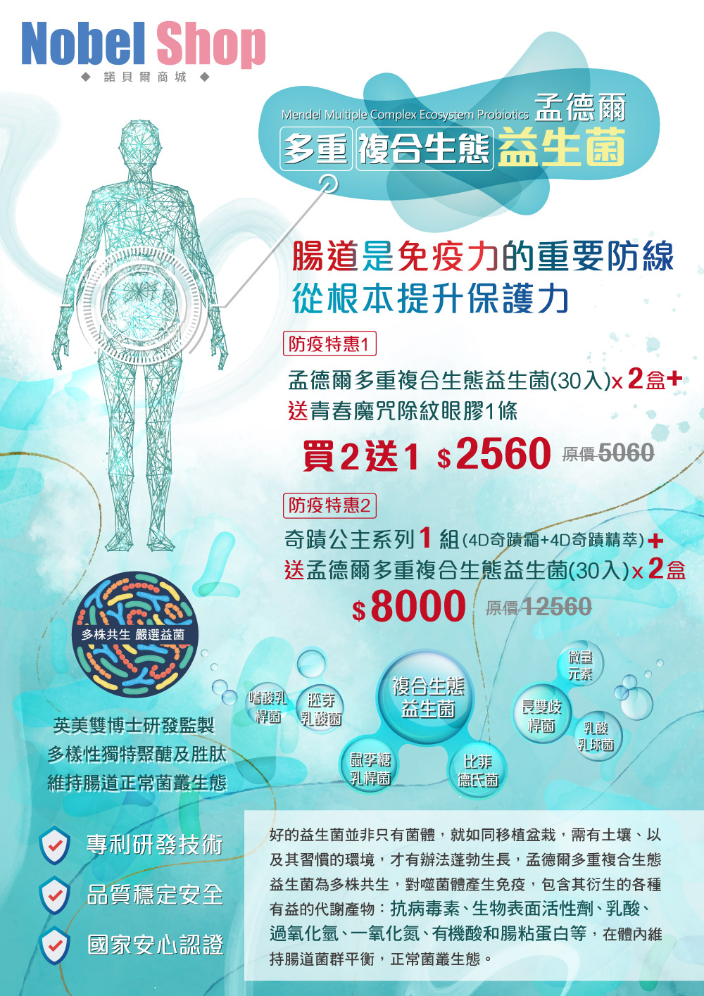 孟德爾多重複合生態益生菌活動方案